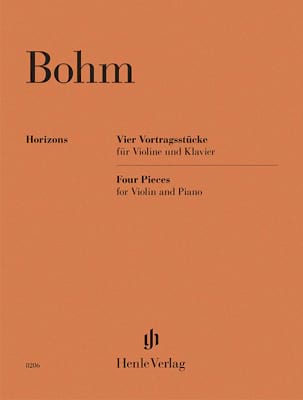 Parcourir les pages de 4 pièces pour violon et piano - Carl Böhm - Partition - Violon