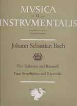 4 Sinfonien und Ritornell - BACH - Partition - Grand format