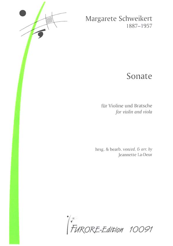 Sonate - Violin and Viola Margarete Schweikert Partition