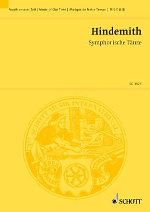 Symphonische Tänze - Partitur HINDEMITH Partition Petit format
