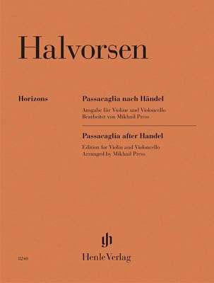 Parcourir les pages de Passacaille d'après Haendel - Johan Halvorsen - Partition - Duos