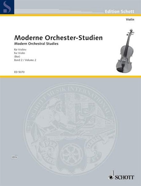 Moderne Orchesterstudien - Bd. 2 Ludwig Bus Partition Violon