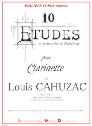 10 Etudes et petite pièce de déchiffrage - Louis Cahuzac - Partition