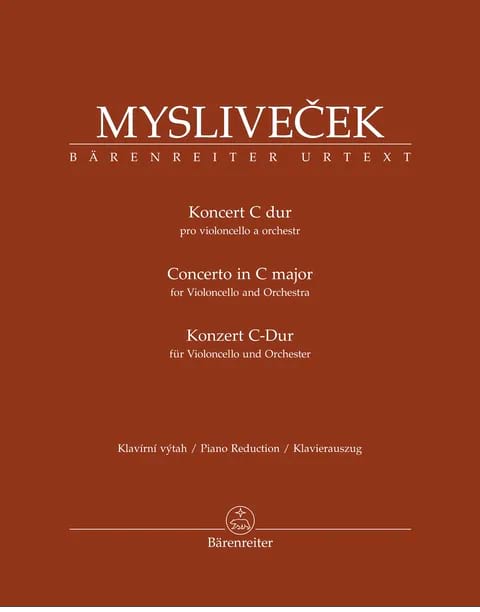 Concerto en Do Majeur pour Violoncelle - Josef Myslivecek - Partition