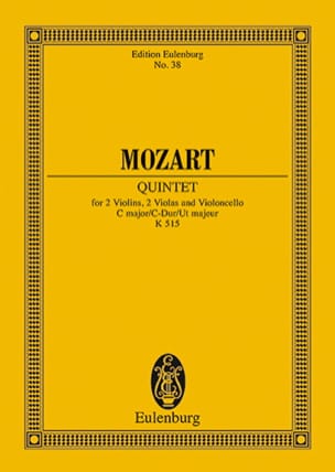 Streich-Quintett C-Dur Kv 515 MOZART Partition Petit format