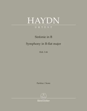 Joseph Haydn - Symphonie n° 66 - Conducteur - Partition - di-arezzo.fr