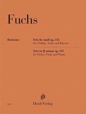 Parcourir les pages de Trio en fa dièse mineur pour violon alto et piano op. 15