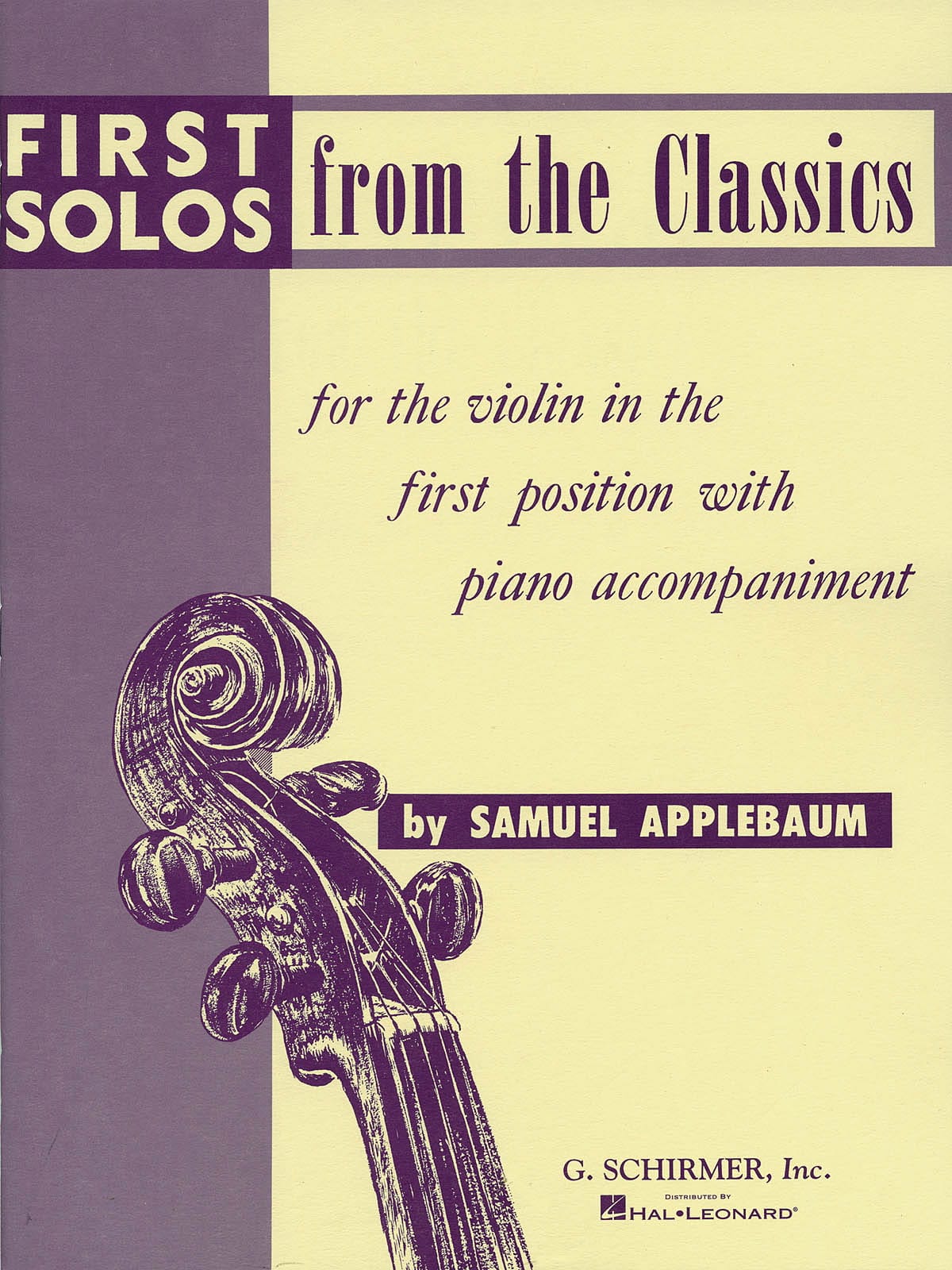 First solos from the classics Samuel Applebaum Partition Violon
