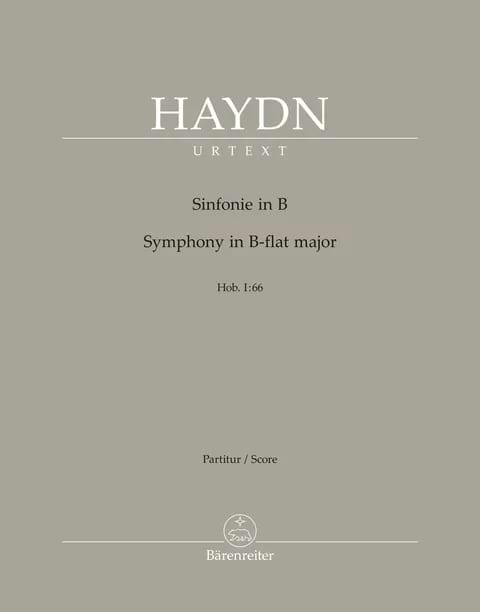 Symphonie n° 66 - Conducteur Joseph Haydn Partition Grand format