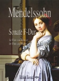 Sonate F-Dur - Flöte Klavier MENDELSSOHN Partition Flûte traversière