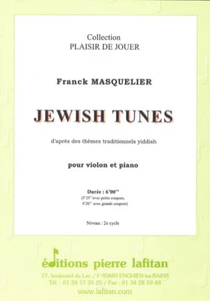 Jewish Tunes Franck Masquelier Partition Violon