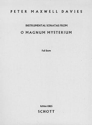 O Magnum Mysterium extr. - Score - Davies Peter Maxwell - Partition