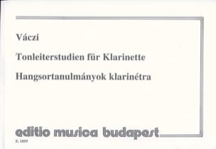 Tonleisterstudien für Klarinette Gyula Vaczi Partition Clarinette