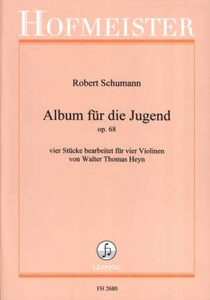 Album Pour la Jeunesse Op. 68 SCHUMANN Partition Violon
