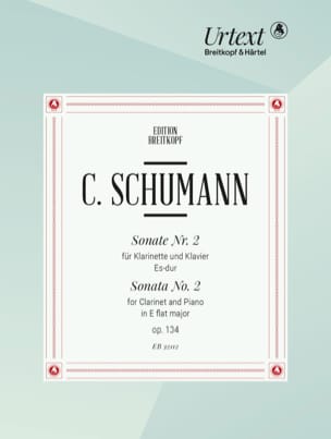 Sonate n° 2 - Clarinette et Piano - Camillo Schumann - Partition