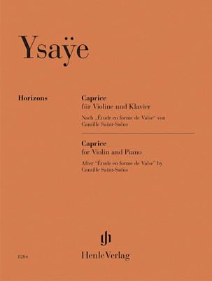 Parcourir les pages de Caprice pour violon et piano - Ysaÿe Eugène / Saint-Saëns Camille
