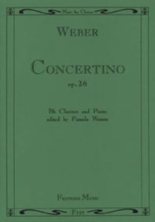 Concertino op. 26 - Clarinette piano - Carl Maria von Weber