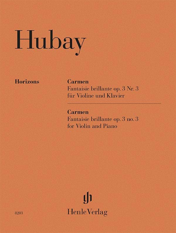 Carmen Jeno Hubay Partition Violon