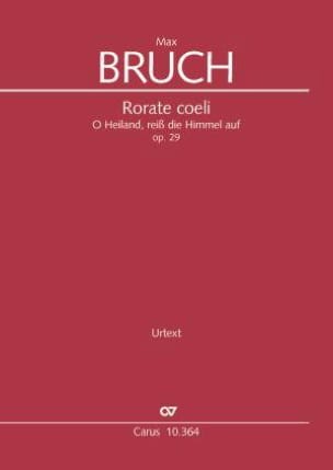 Rorate coeli, op. 29 - Conducteur BRUCH Partition Grand format