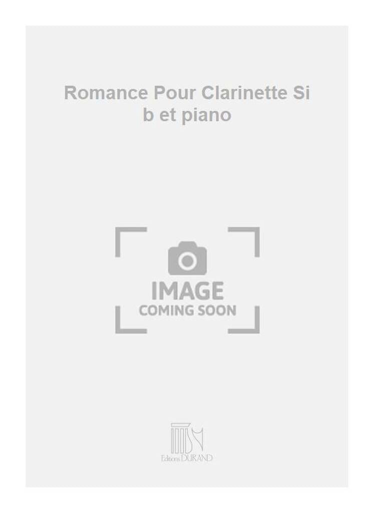 Romance Alain Bernaud Partition Clarinette
