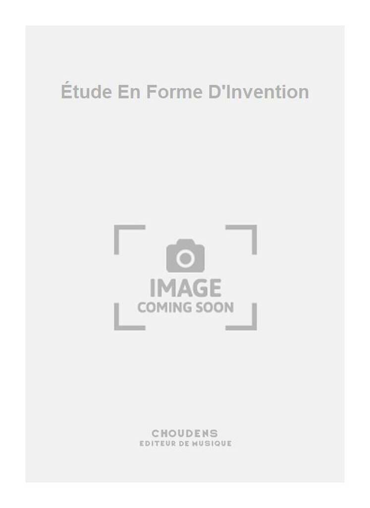 Etude en forme d'invention Blas Sanchez Partition Guitare