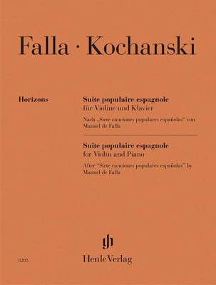 Parcourir les pages de Suite populaire espagnole - Kochanski Paul / Falla Manuel de