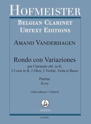 Rondo con Variaziones - Conducteur - Amand Vanderhagen - Partition