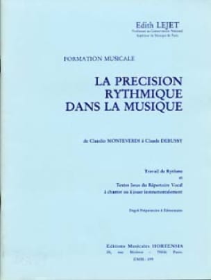 La précision rythmique... - Préparatoire à Elémentaire - Edith Lejet