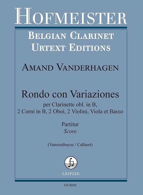 Rondo con Variaziones - Conducteur - Amand Vanderhagen - Partition