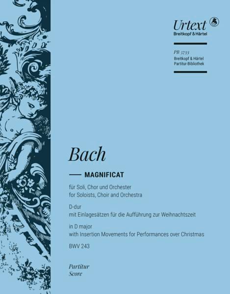 Magnificat, BWV 243 BACH Partition Grand format