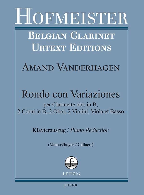 Rondo con Variaziones - Clarinette/piano - Amand Vanderhagen