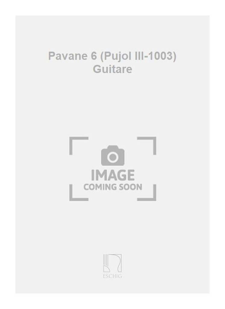 Pavane n° 3 Luis Milan Partition Guitare