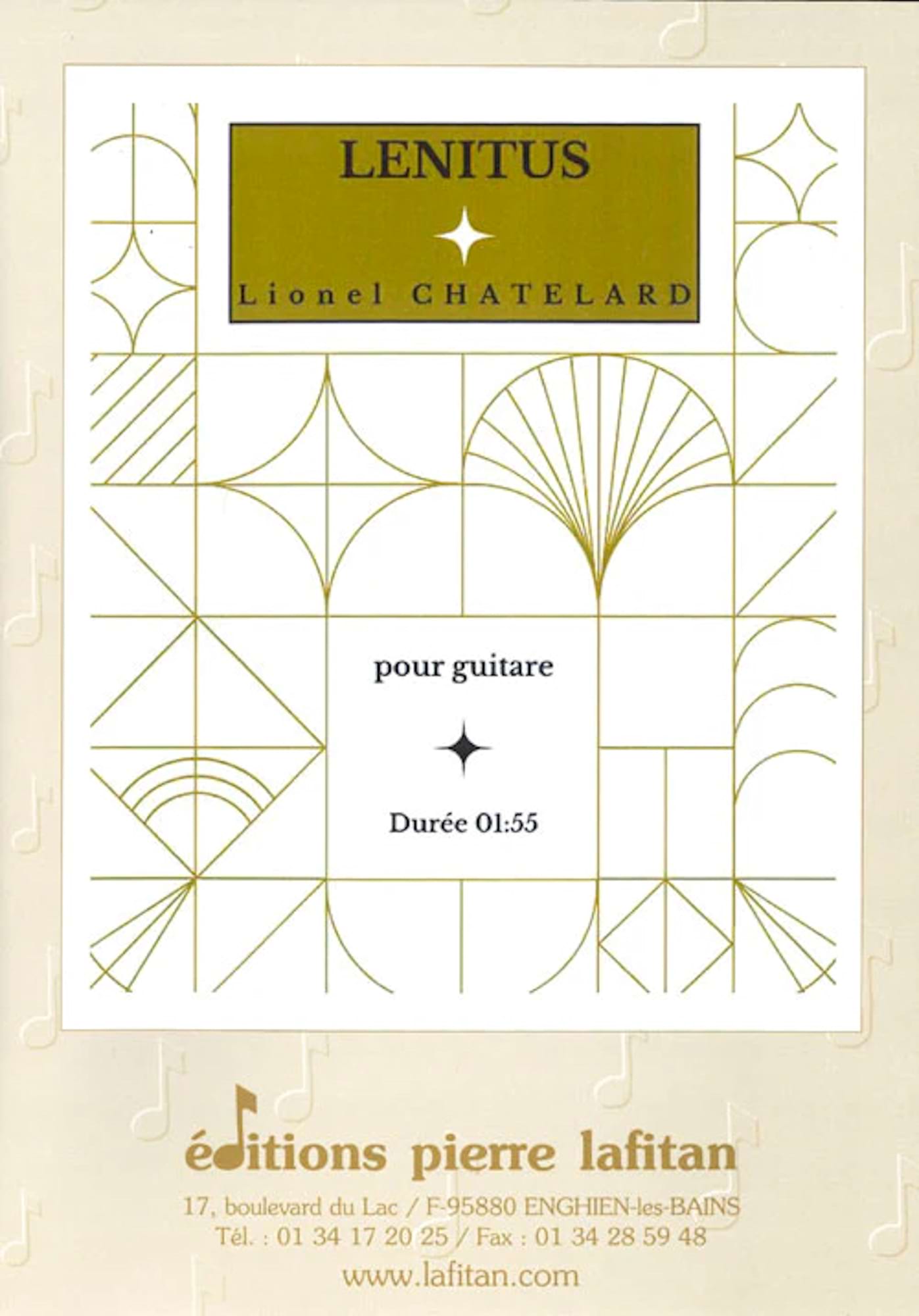 Lenitus Lionel Chatelard Partition Guitare