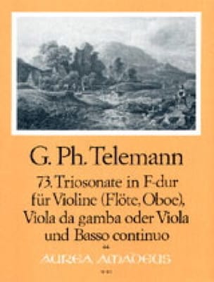 Triosonate Nr. 73 in F-Dur - Violine Viola Bc TELEMANN Partition Trios