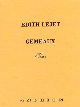 Gemeaux - Guitare - Edith Lejet - Partition