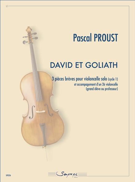 David et Goliath Proust Pascal Partition
