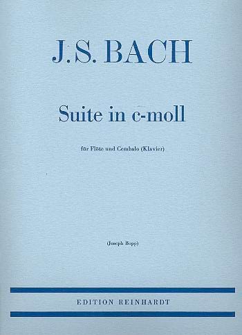 Suite c-Moll BWV 997 BACH Partition Flûte traversière