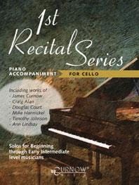 First Recital Series for cello - piano accompaniment - Partition