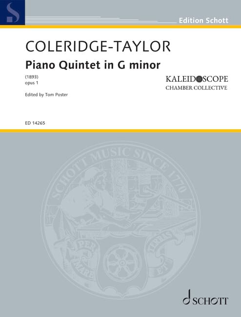 Piano Quintet in G minor op. 1 - Samuel Coleridge-Taylor - Partition