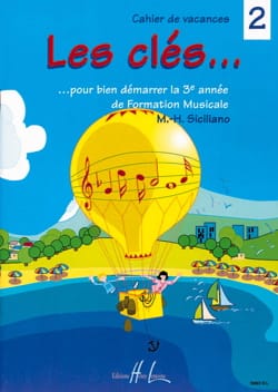 Les Clés... Volume 2 Marie-Hélène Siciliano Partition Solfèges