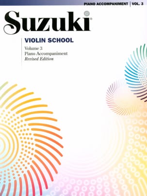 Violin School Vol.3 - Accompagnement Piano SUZUKI Partition Violon