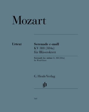 Sérénade en do mineur MOZART Partition OCTUORS
