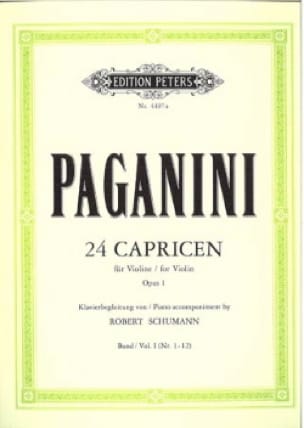 24 Caprices - Klav. Begl. Z. Paganini I SCHUMANN Partition