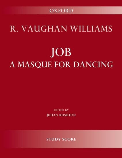 Job - A Masque for Dancing WILLIAMS VAUGHAN Partition Grand format