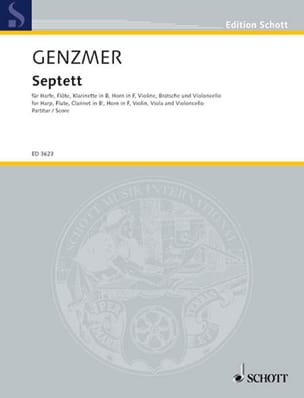 Septett - Conducteur Harald Genzmer Partition Grand format