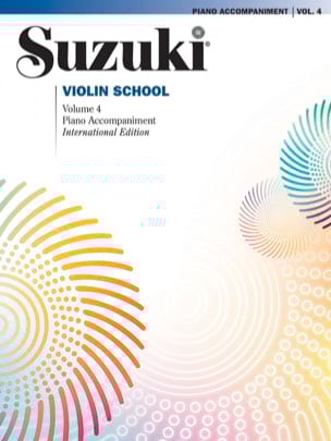 Violin School Vol.4 - Accompagnement Piano SUZUKI Partition Violon