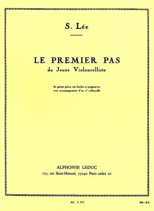 Le premier pas... - Violoncelle Sebastian Lee Partition Violoncelle