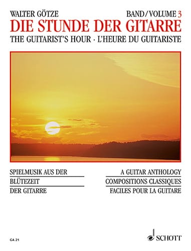 L'heure du guitariste - Volume 3 Walter Götze Partition Guitare