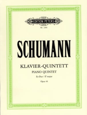 Klavierquintett Es-Dur op. 44 SCHUMANN Partition Quintettes