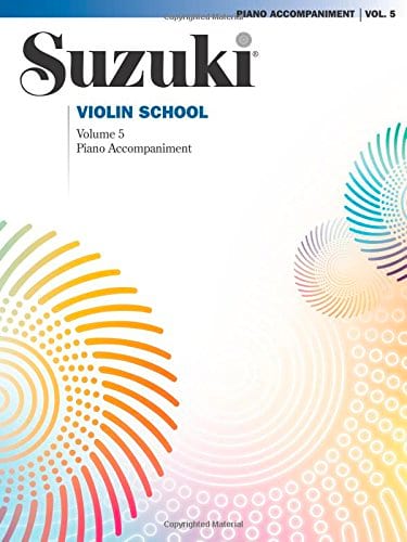 Violin School Vol.5 - Accompagnement Piano SUZUKI Partition Violon